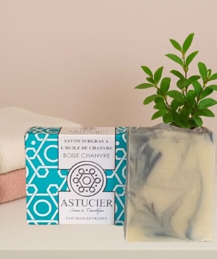 Savon naturel pour homme peau sèche – Boisé & Chanvre