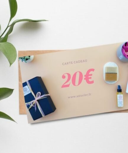 carte cadeau cosmétique 20 euros