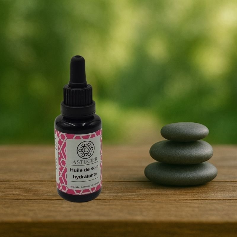 Huile de soin hydratante à la cameline et onagre – soin naturel pour peaux sèches et sensibles