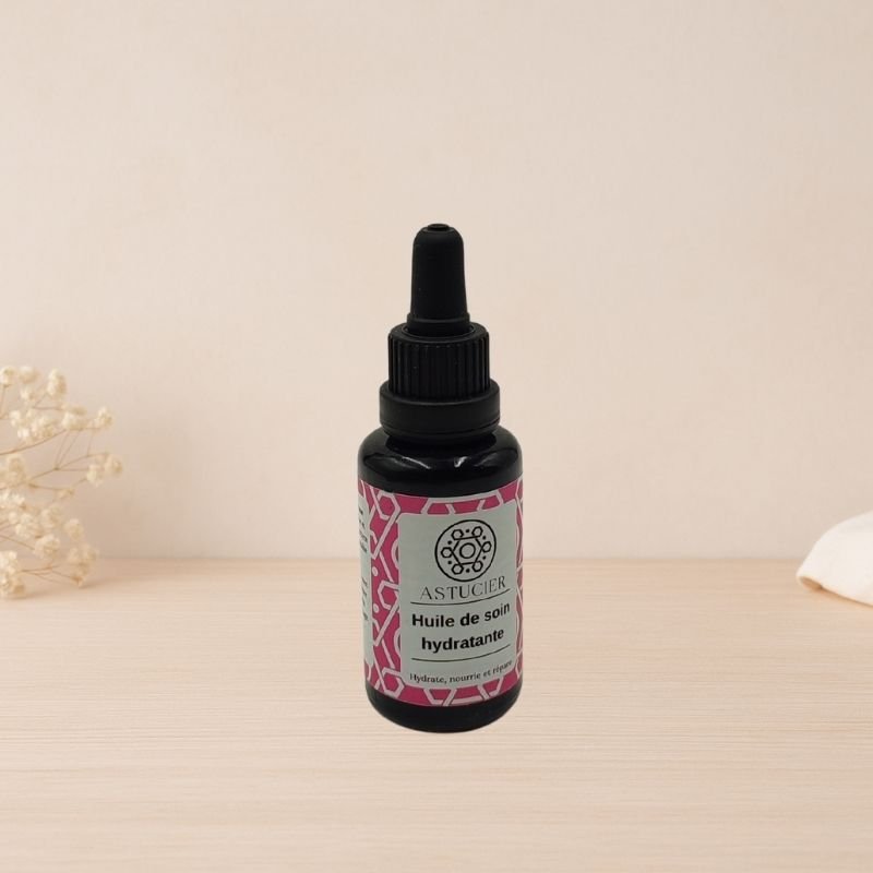 Huile de soin hydratante à la cameline et onagre – soin naturel pour peaux sèches et sensibles