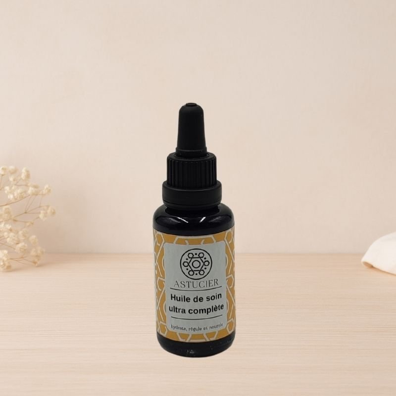 Huile de soin ultra complète – soin multi-usage naturel pour visage, corps et cheveux