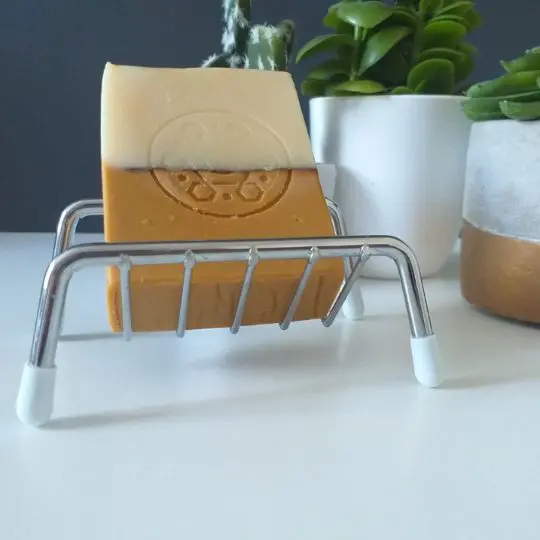 porte savon fils inox