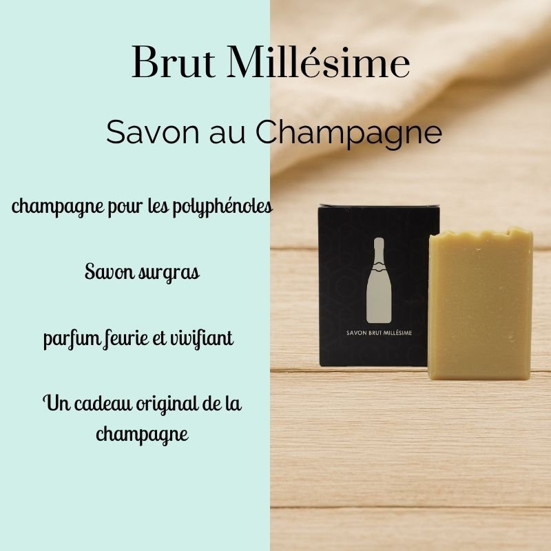Savon au champagne artisanal de Champagne – L’Exclusif de Champagne