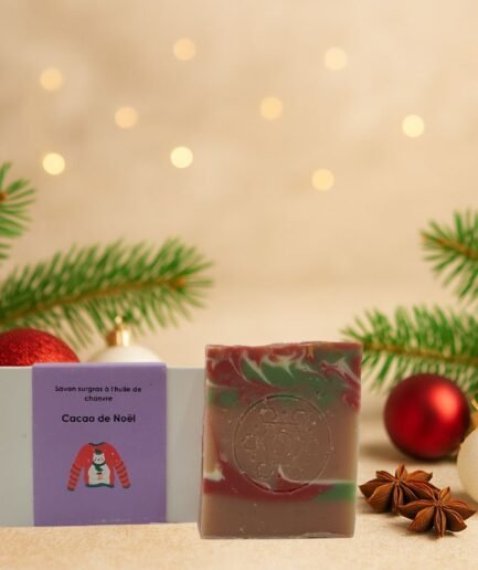 Savon Cacao de Noël – savon artisanal parfum chocolat et épices en édition limitée