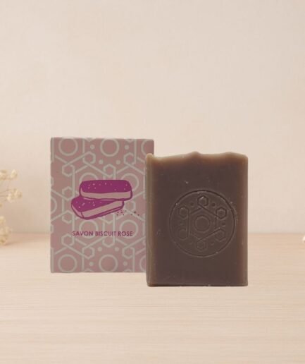 Savon artisanal inspiré du biscuit rose de Reims – La Gourmandise Champenoise