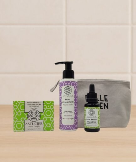 Routine double nettoyage peau à imperfections – Trousse visage naturelle