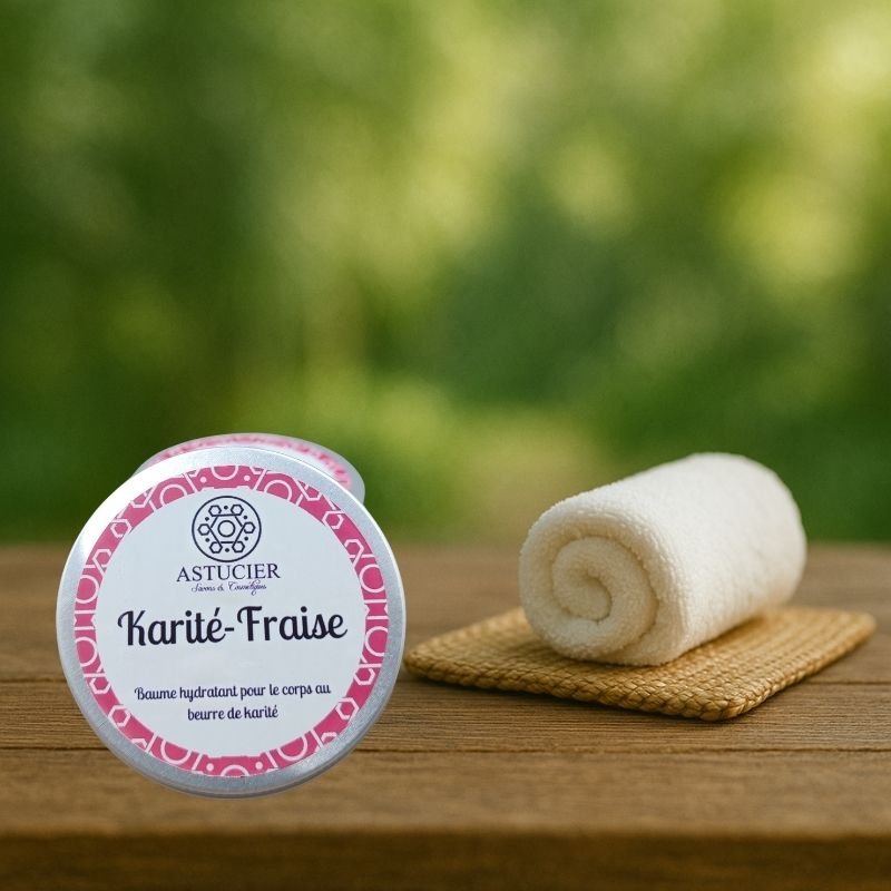 Baume chantilly karité fraise artisanal – La Douceur Gourmande