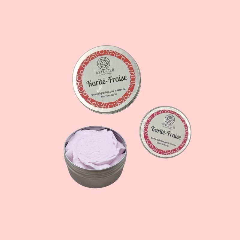 Baume chantilly karité fraise artisanal – La Douceur Gourmande