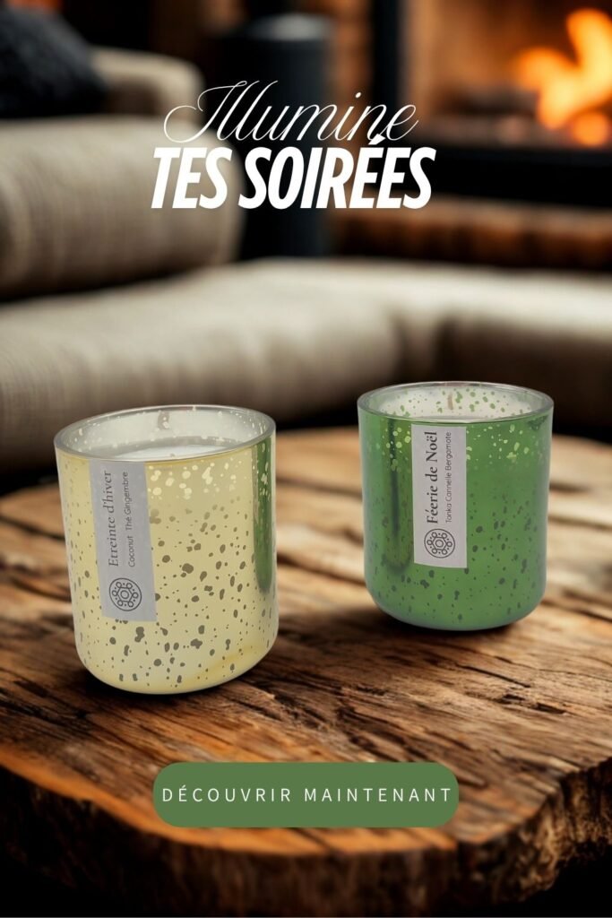 bougie de noel artisanale