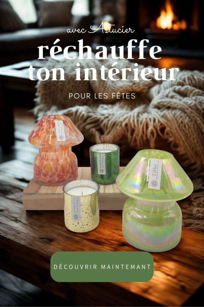 bougie de noel artisanale