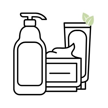 Contenants respectueux savons cosmétiques naturels