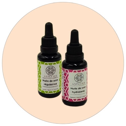 Huile soins visage femme  naturel