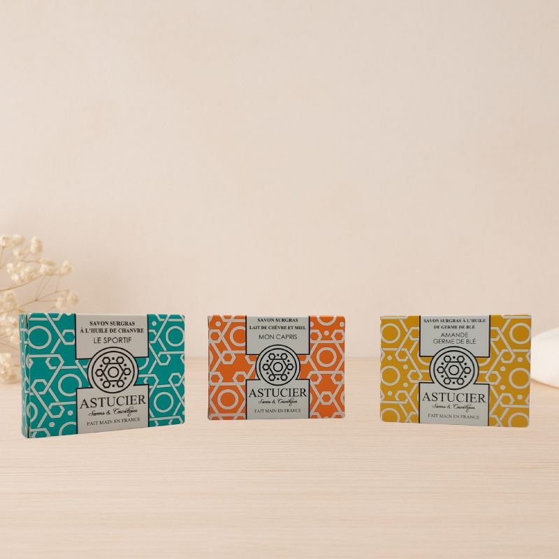 Coffret Trio Couple – Coffret cadeau savons artisanaux pour deux