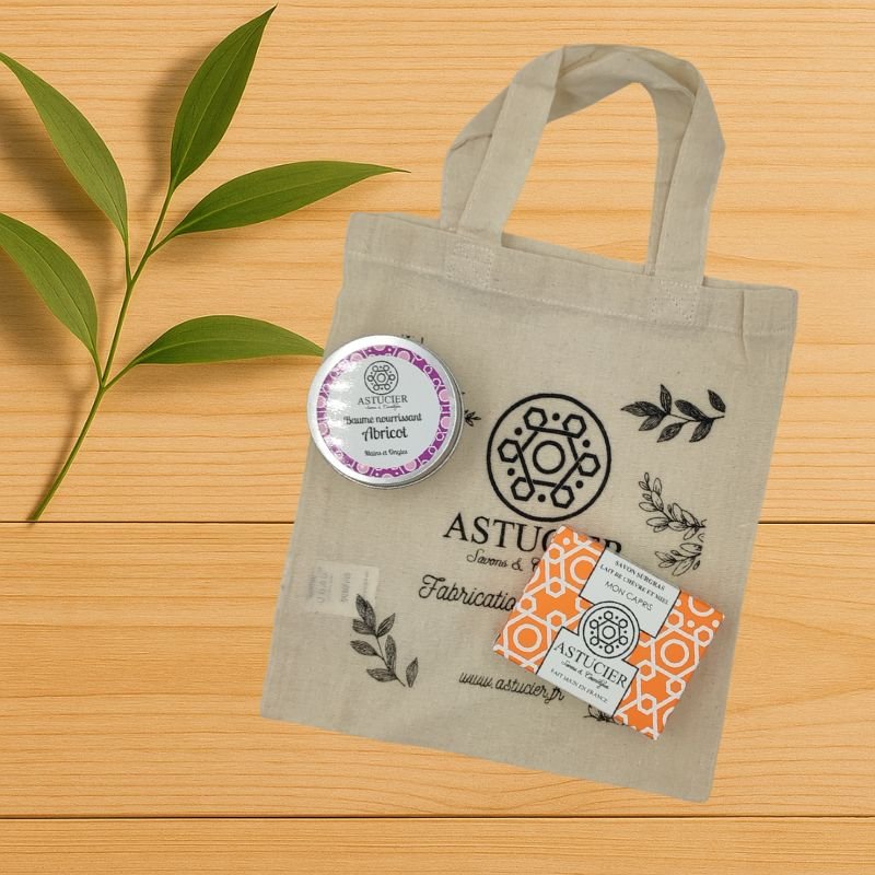 Coffret Douceur des Mains – savon Mon Capris et baume nourrissant abricot