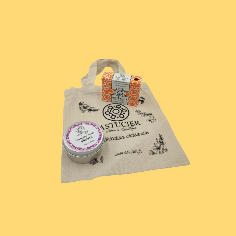 Coffret Douceur des Mains – savon Mon Capris et baume nourrissant abricot