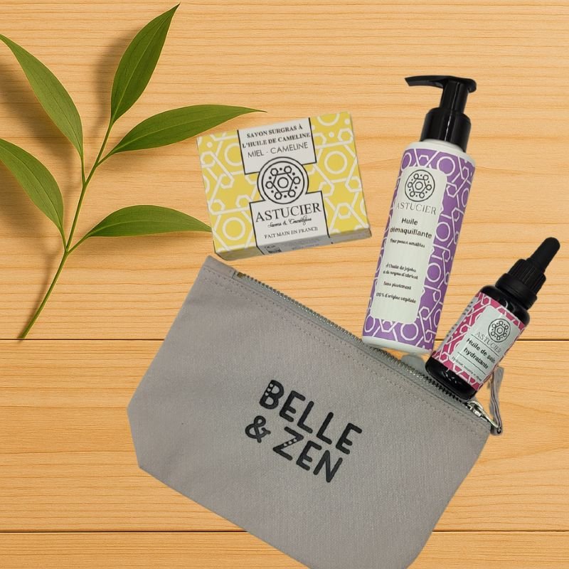 Routine double nettoyage peau sensible – Rituel apaisant naturel