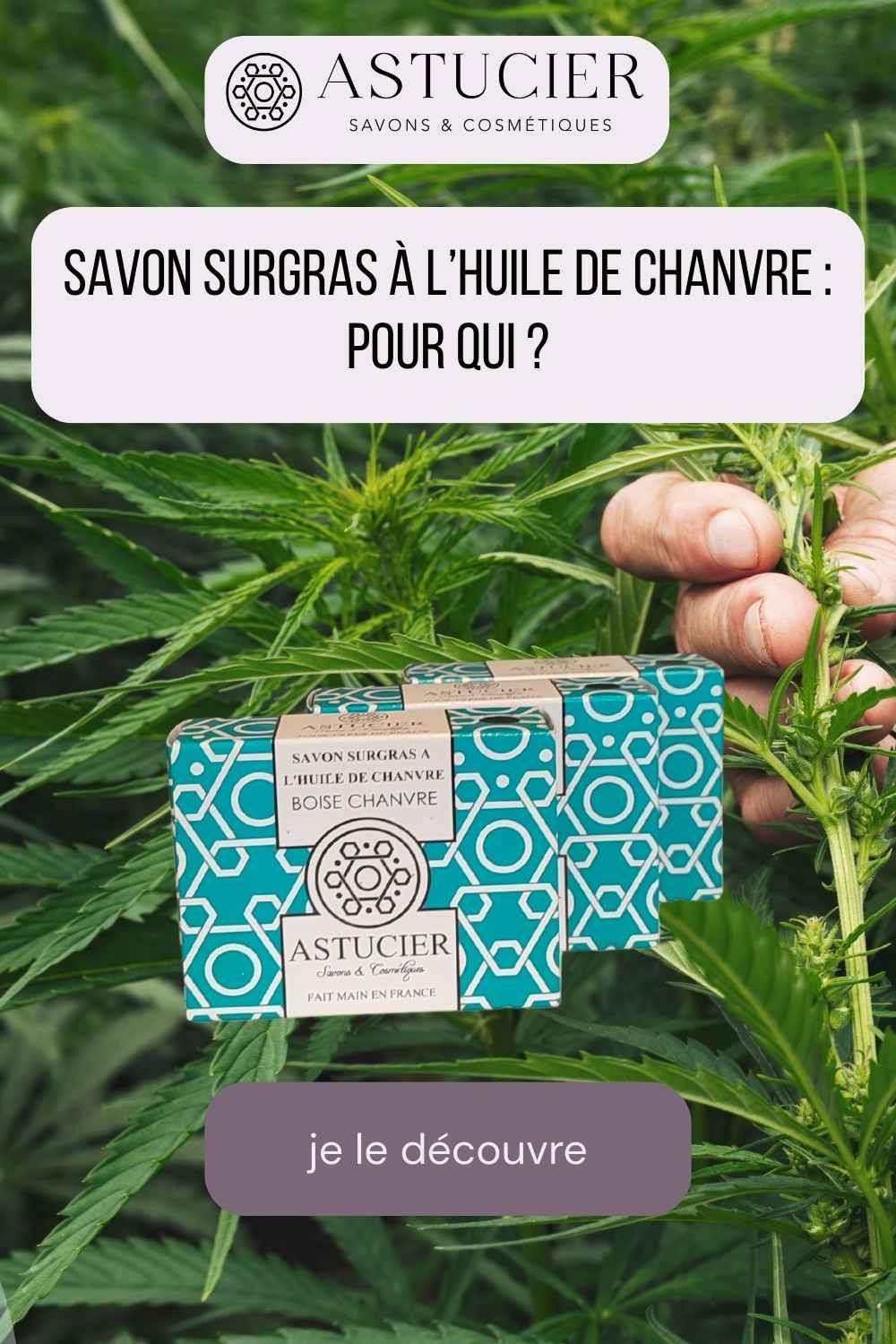 savons urgras à l'huile de chanvre